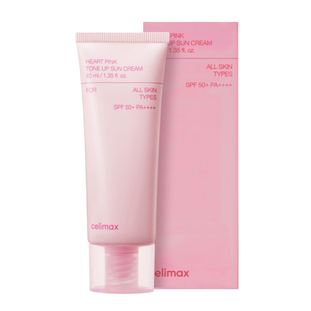CELIMAX HEART PINK TONE UP SUN CREAMSPF50+ 40ML