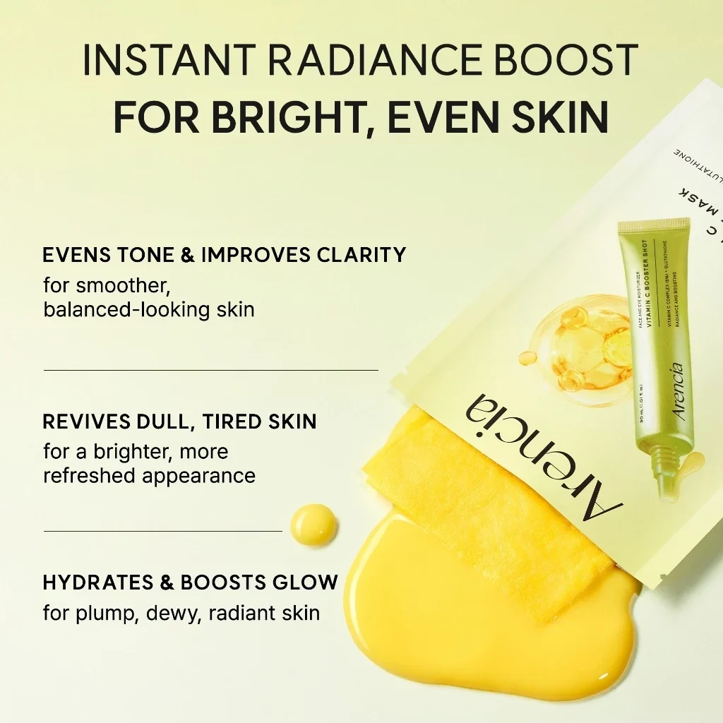 Arencia Vitamin C Booster Shot Mask -1 Sheet alternate view