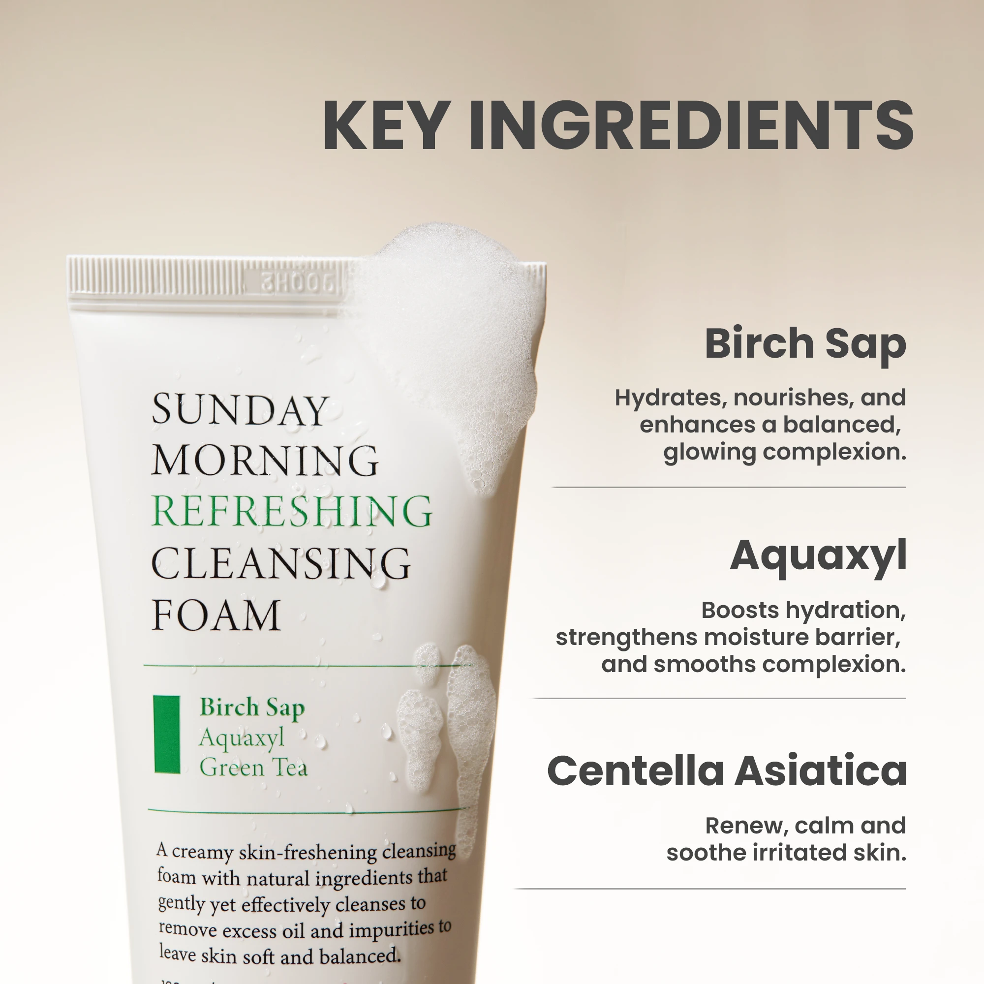 AXIS-Y Sunday Morning Refreshing Cleansing Foam - 120ml alternate view