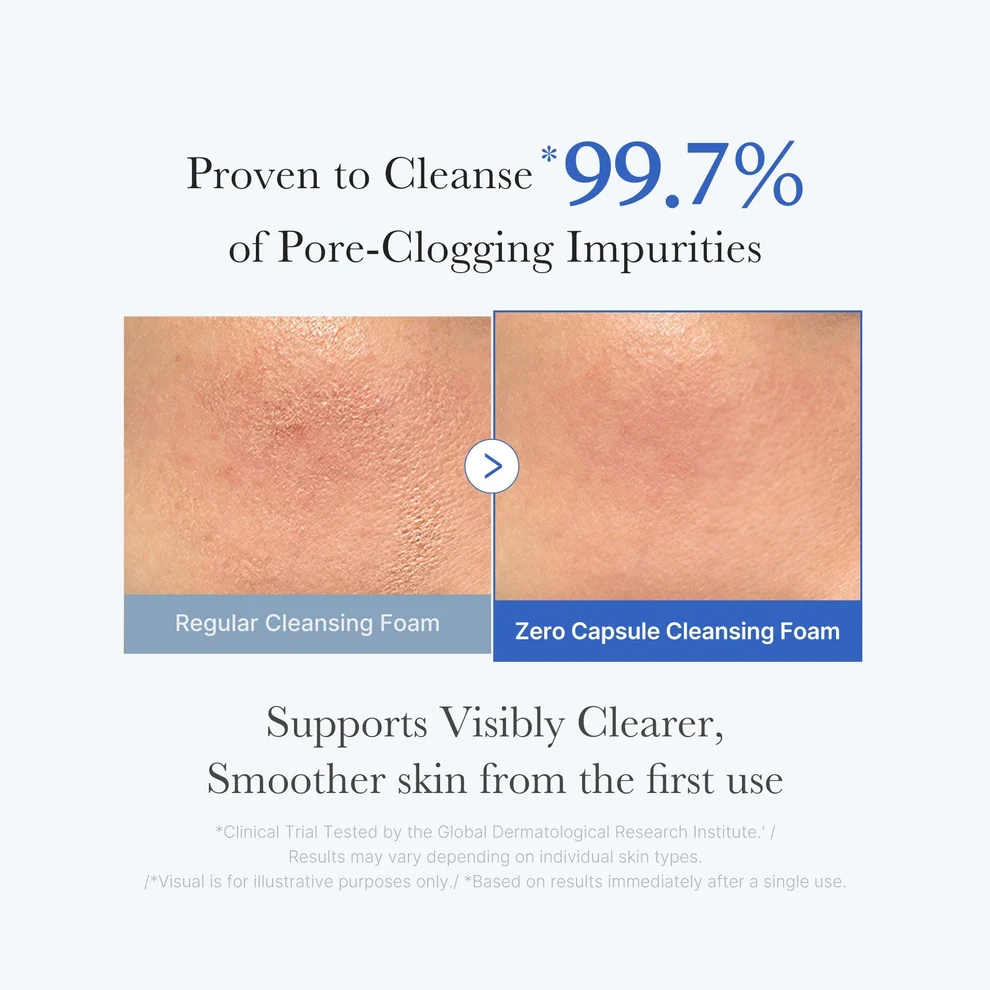 Medicube Zero Pore SA Clear Capsule Cleansing Foam view 4