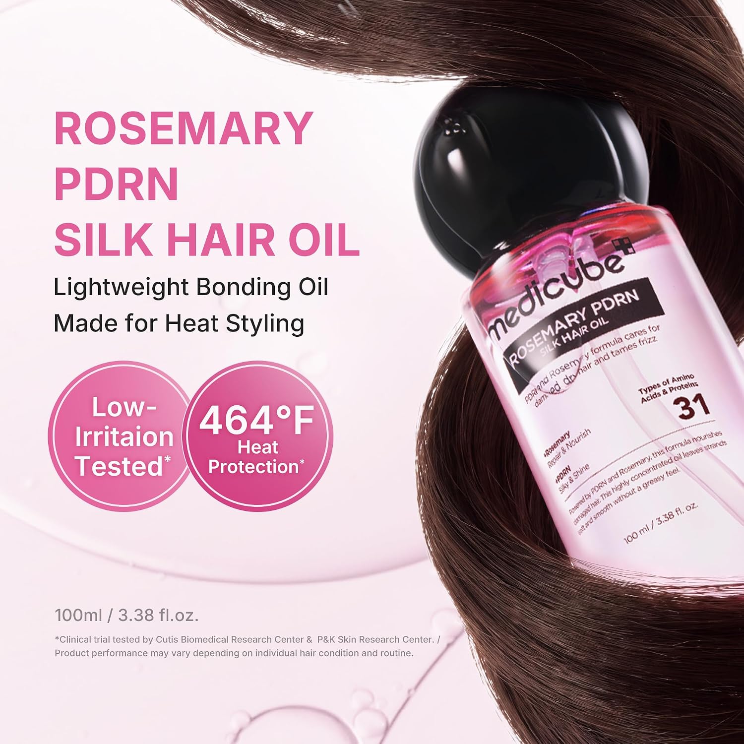 MEDICUBE ROSEMARY PDRN SILK HAIR OIL