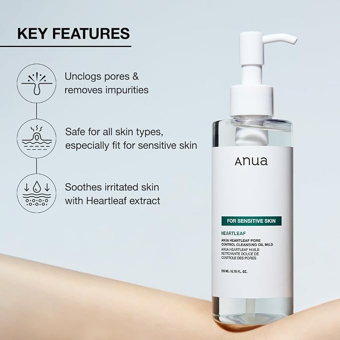Anua Heartleaf Pore Control Cleansing Oil Mild 200ml view 4