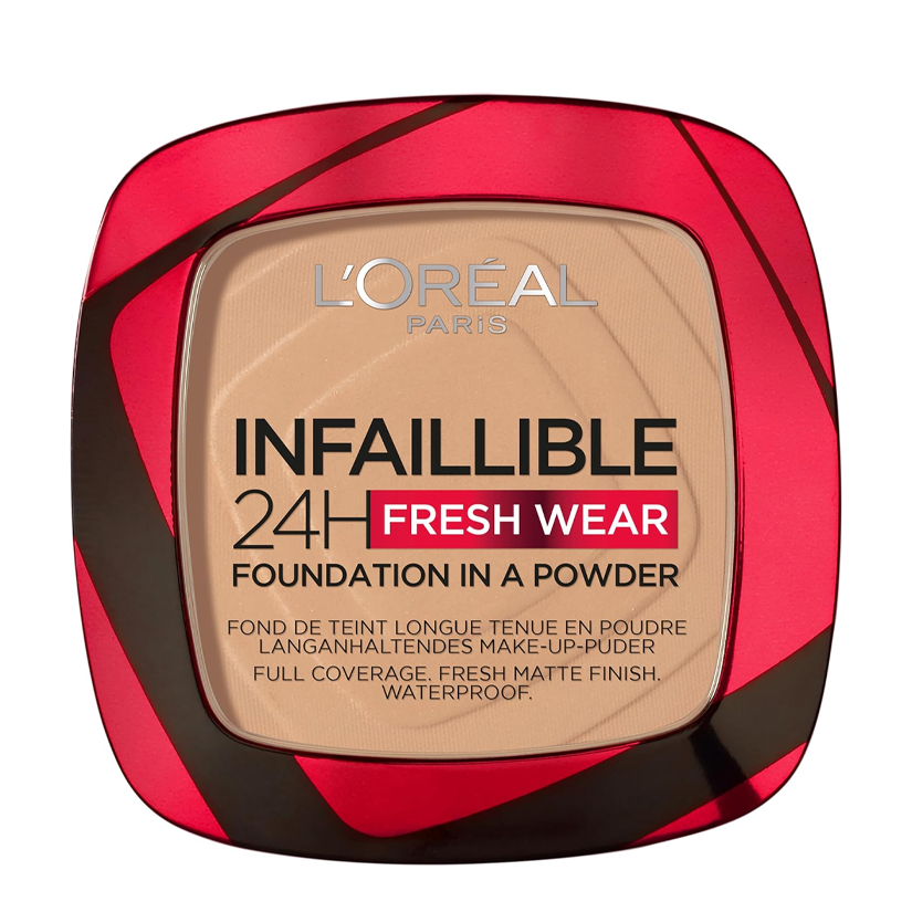 Powder Foundation Ivory Infaillible 24h Fresh Wear By Loreal Makeup view 8