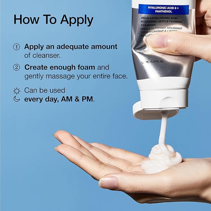 8 Hyaluronic Acid Hydrating Gentle Foaming Cleanser - 150 ml view 5