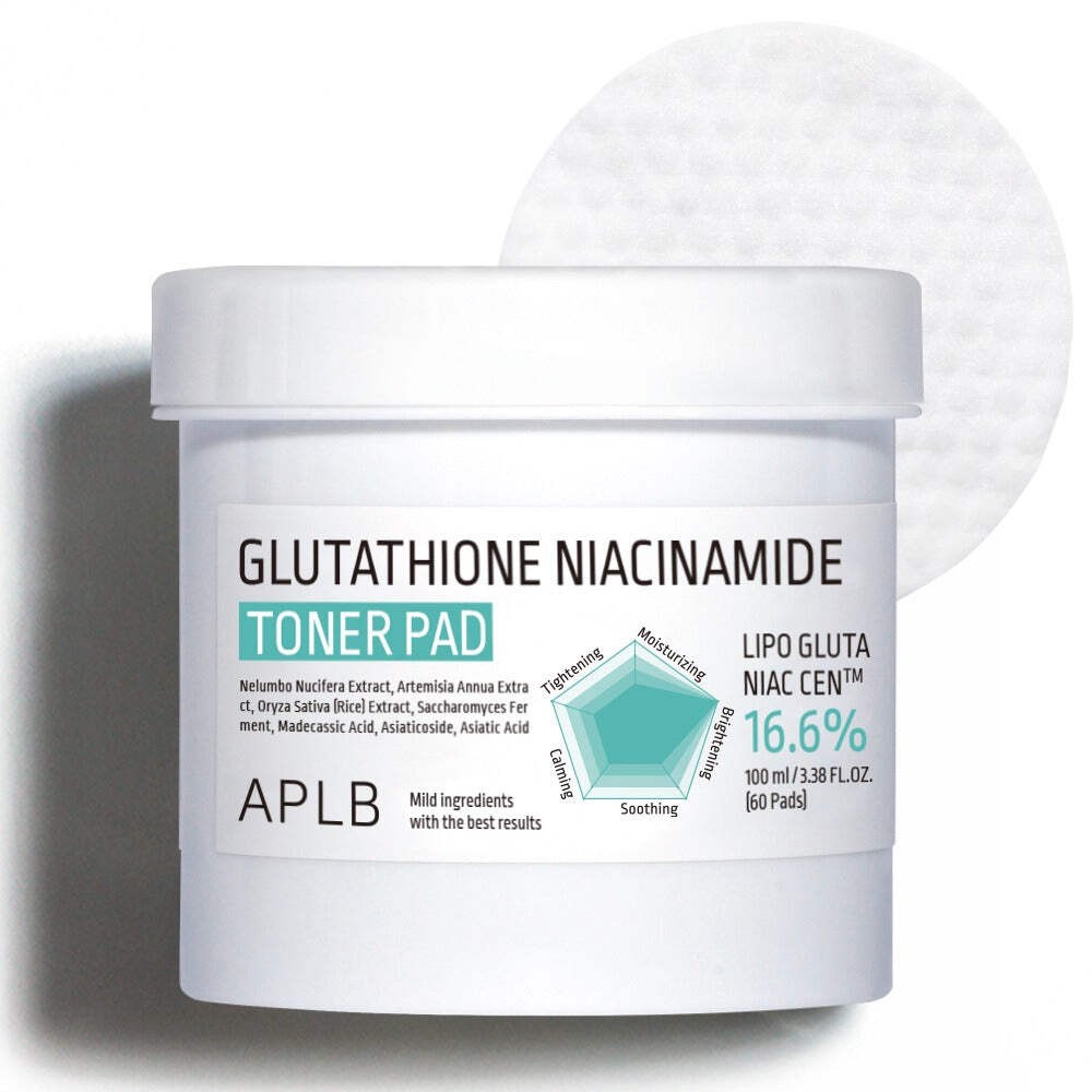 APLB GLUTATHIONE  NIACINAMIDE TONER PAD 100 ML