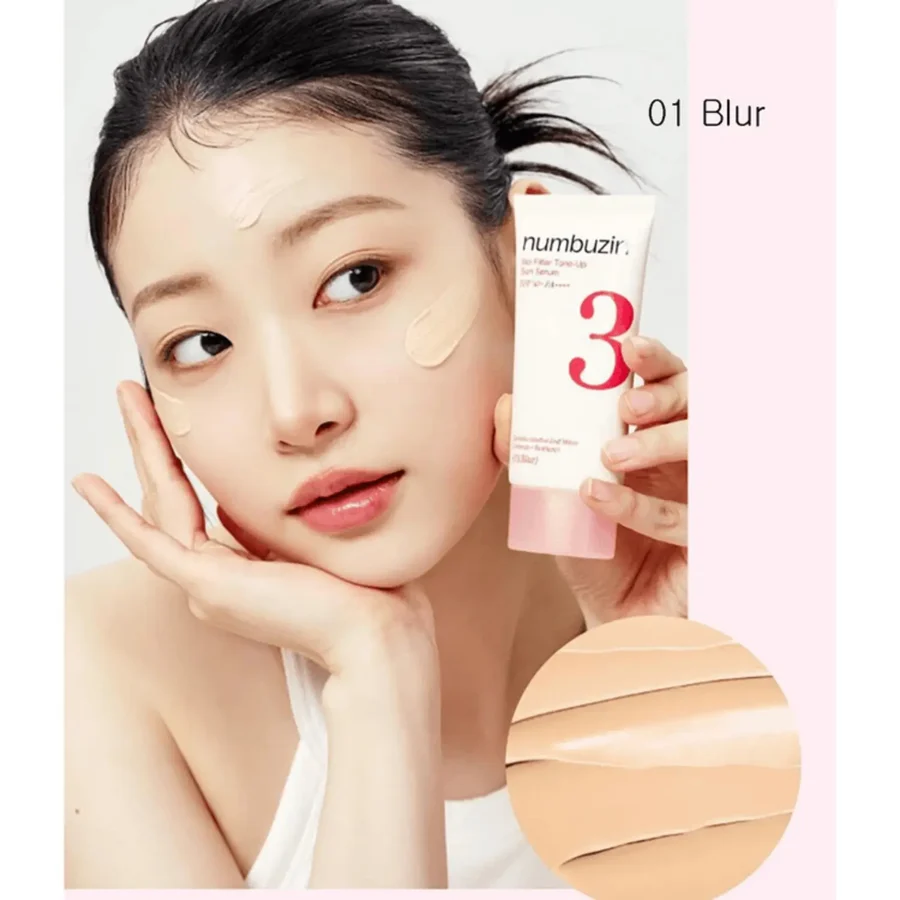 No.3 No Filter Tone-Up Sun Serum 01 Blur 50ml