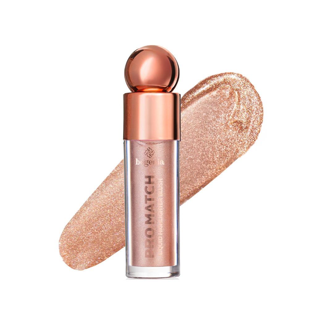 Bogenia Pro Match Blush With Highlighter Jojoba Vitamin E view 2