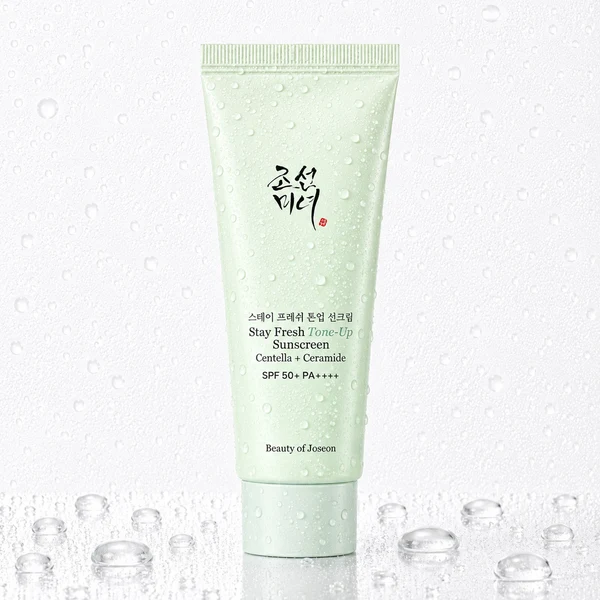 Stay Fresh Centella + Ceramide SPF50+ PA++++ Green Tone-Up Sunscreen 50ml