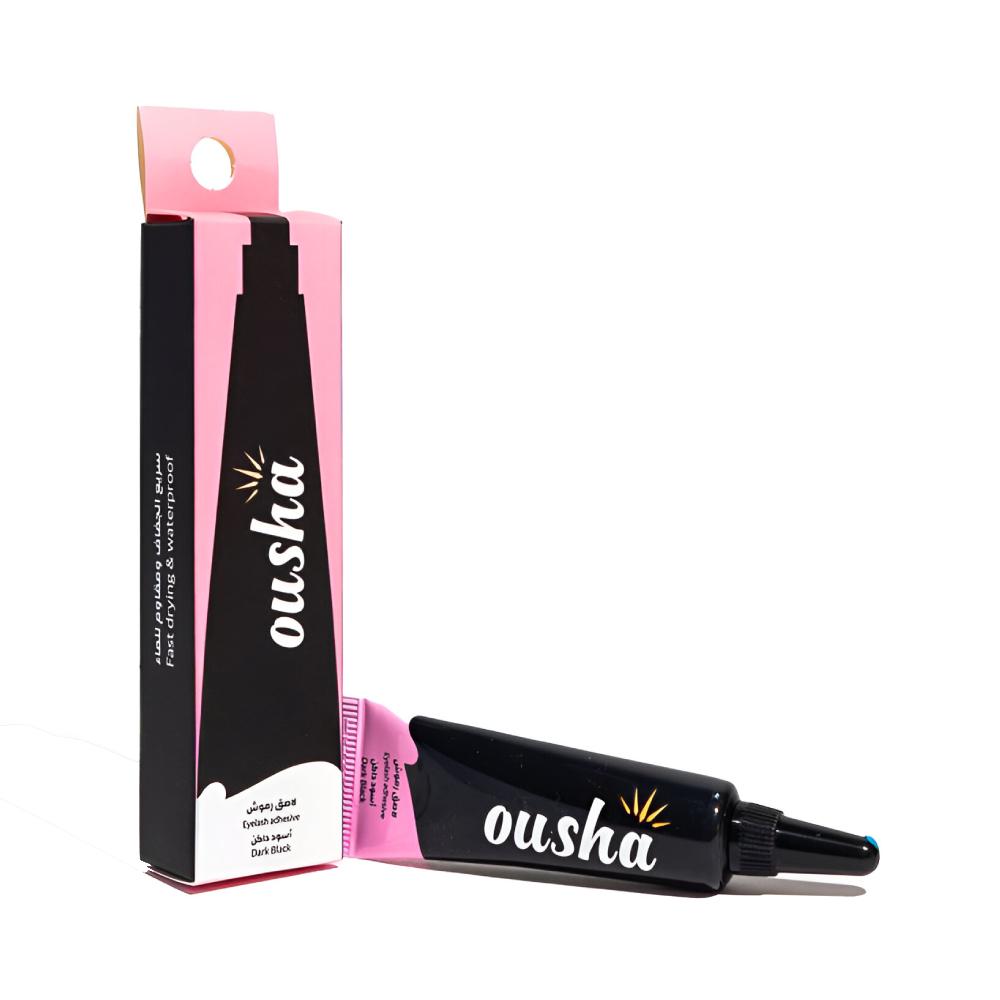 Eyelash Glue Waterproof Dark Black  By Ousha
