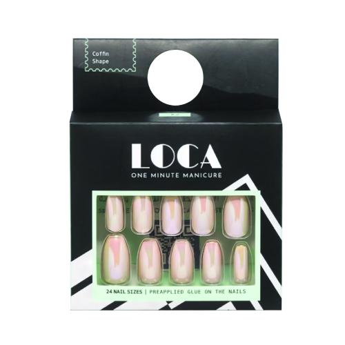 Artificial Nails Coffin Shape  By Loca - 2