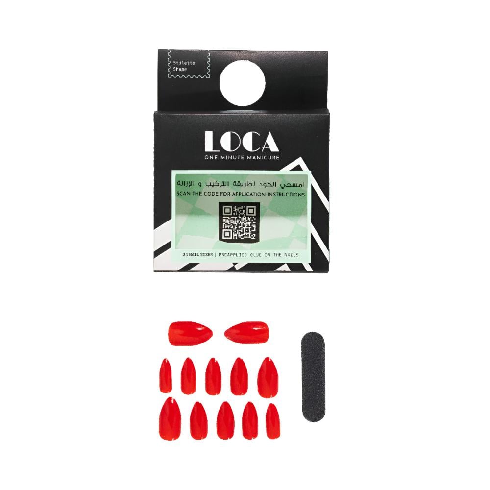 Artificial Nails  Stiletto   Shape  By Loca - 10 view 3