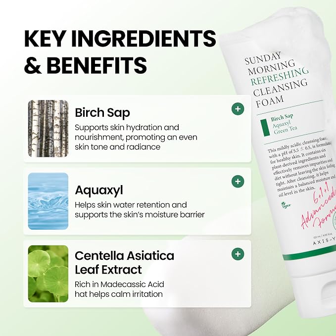 AXIS-Y Sunday Morning Refreshing Cleansing Foam - 120ml view 4