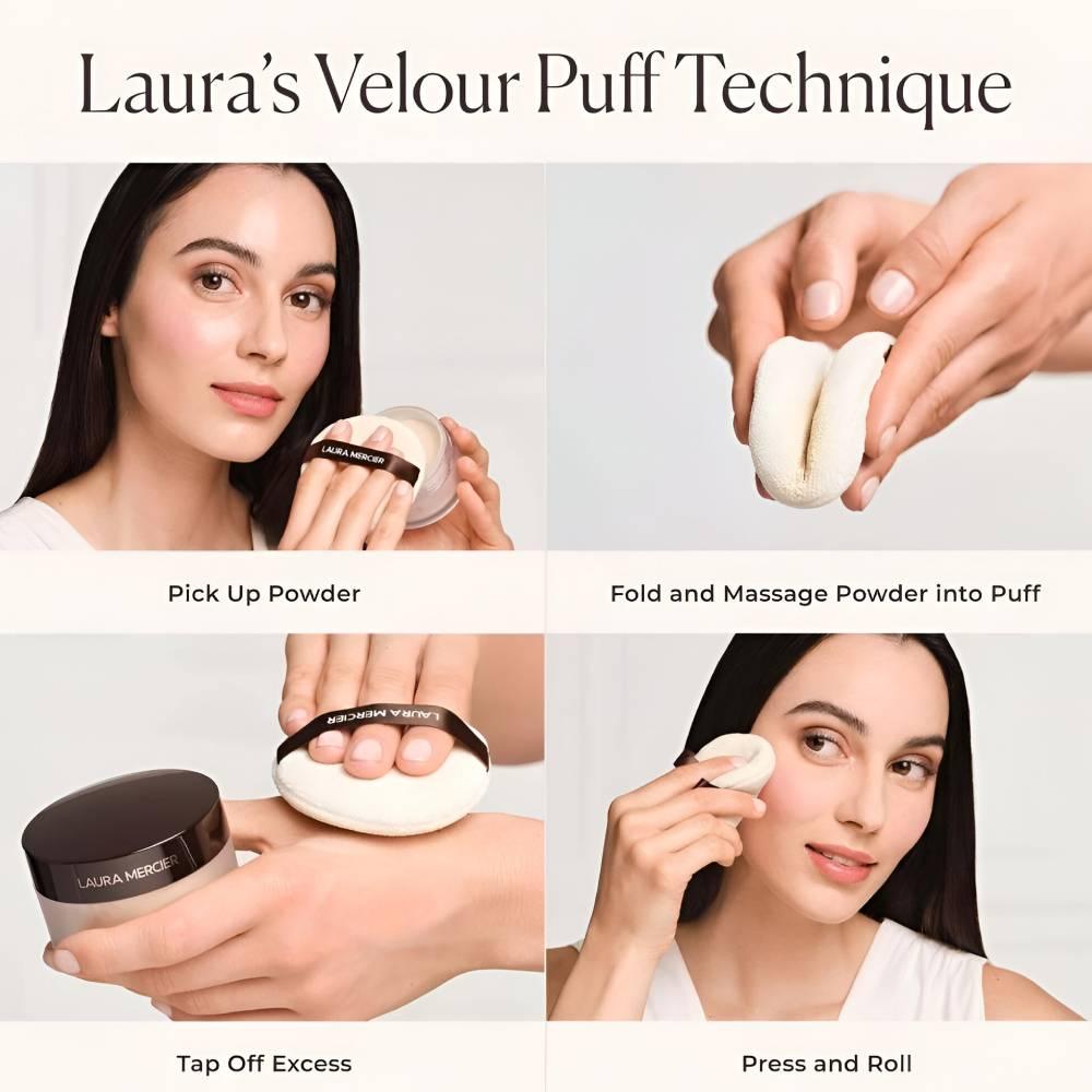 Setting Powder Translucent  Mini  By Laura Mercier view 4