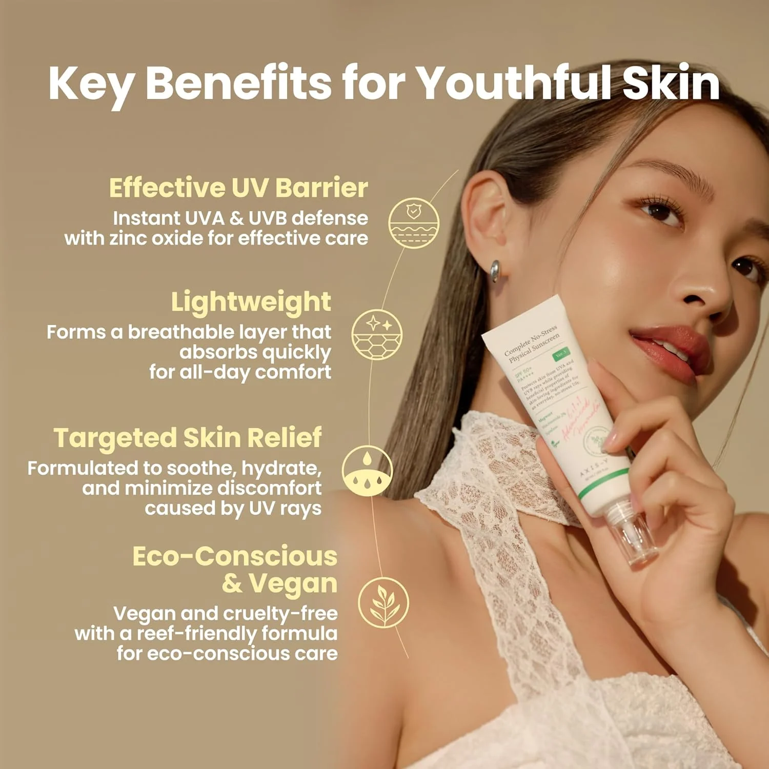 AXIS-Y Complete No-Stress Physical Sunscreen - 50 ml alternate view