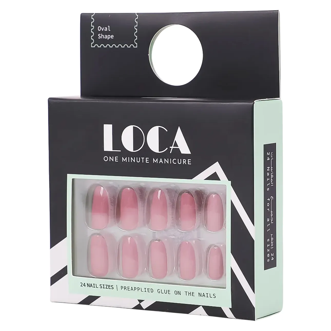 LOCA NAILS PINK Nude Oval (30)