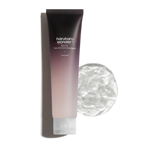Haruharu Wonder Gentle Cleansing Gel with Triple AHA & Black Rice – 100ml
