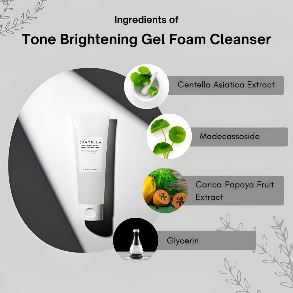 SKIN1004 Madagascar Centella Tone Brightening Cleansing Gel Foam - 125ml alternate view