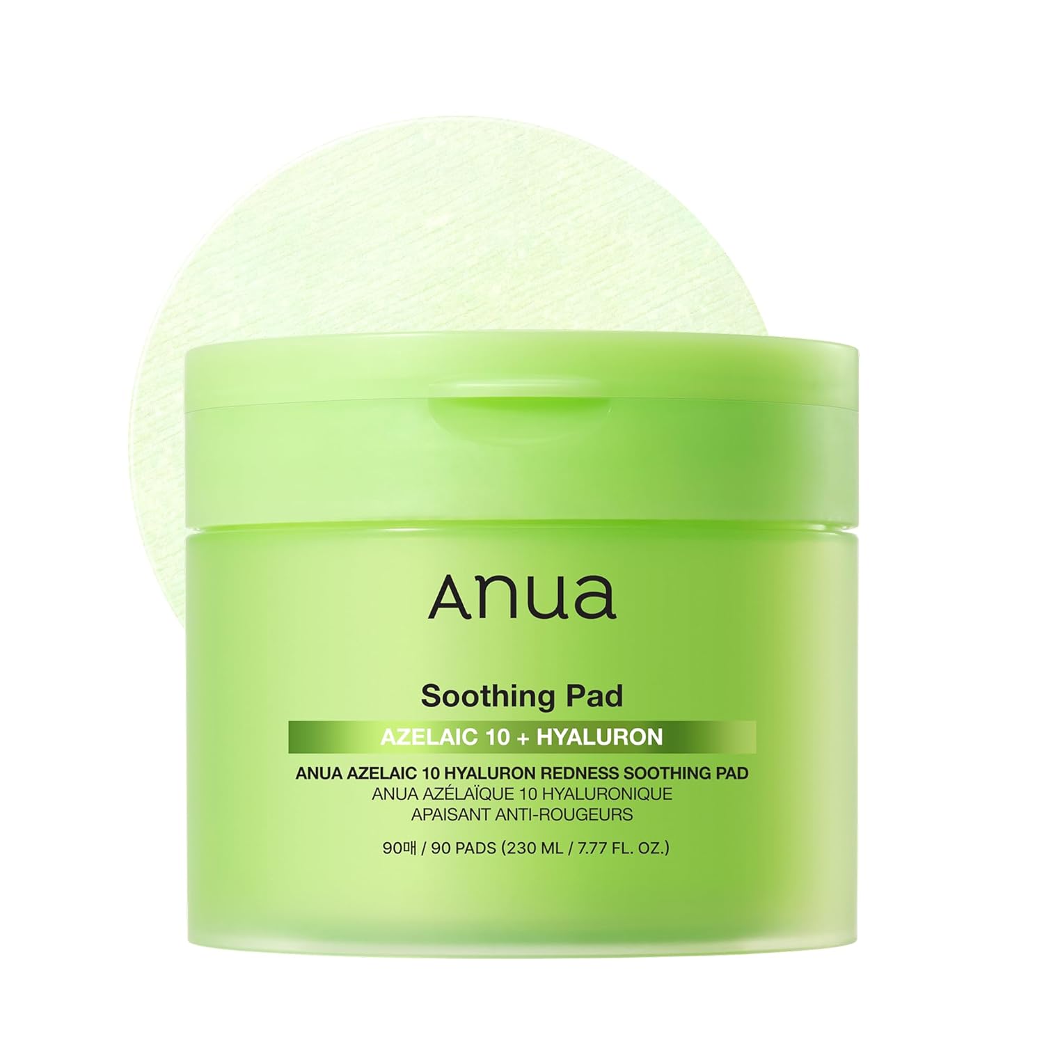 Anua Azelaic 10 Hyaluron Redness Soothing Pad - 90 Pieces