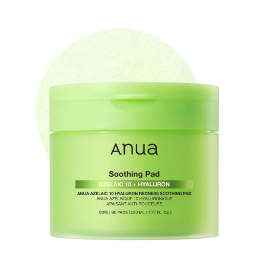 Anua Azelaic 10 Hyaluron Redness Soothing Pad - 90 Pieces