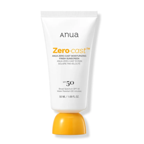 ANUA Sunscreen Zero-Cast with Ultimate Moisturization SPF 50+ PA++++ – 50ml
