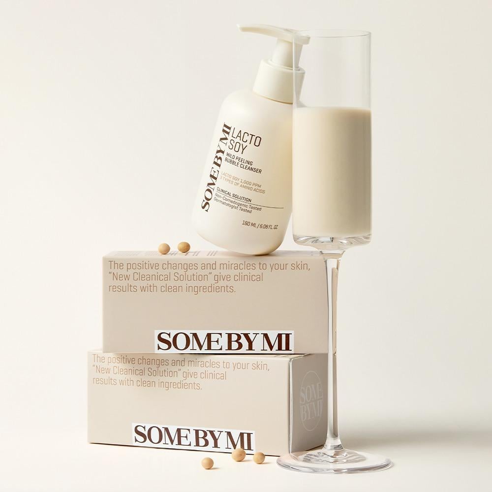 Lactosoy Mild Bubble Peeling Cleanser - 180 ml view 3