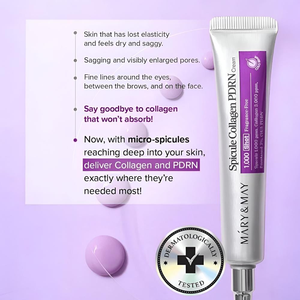 Mary & May Spicule Collagen PDRN 1000 Shot Cream – 15 g view 4