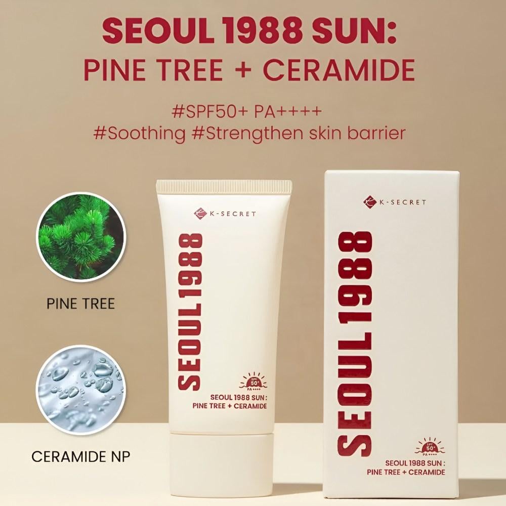 K Secret Seoul 1988 Sunscreen Pine Tree + Ceramide - 50ml view 6