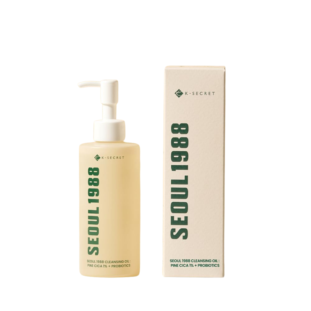 K Secret Seoul 1988 Cleansing Oil Pine Cica 1% + Probiotics - 200 Ml