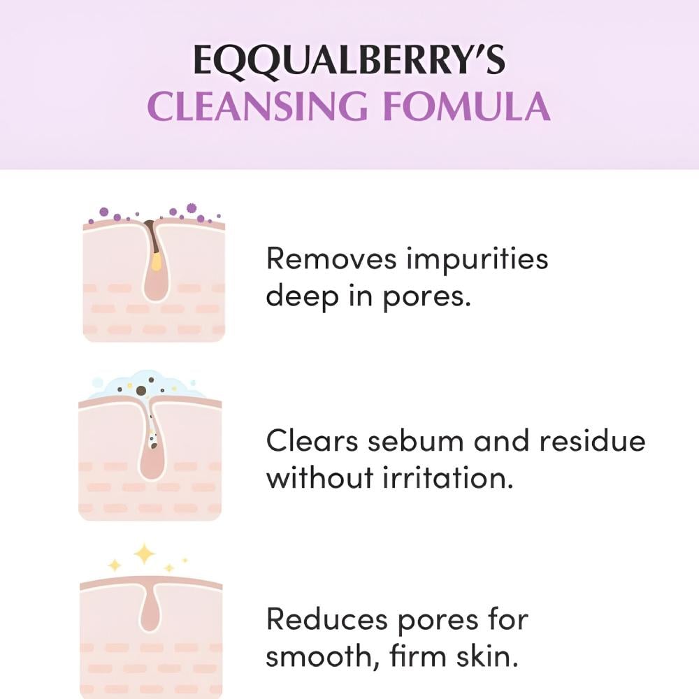 Eqqualberry Purple Rice Pack Cleanser (130g) view 5