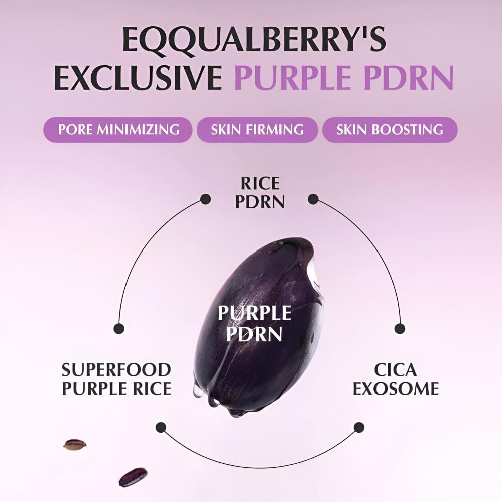 Eqqualberry Purple PDRN Pore Minimizing Serum - 30ml view 3