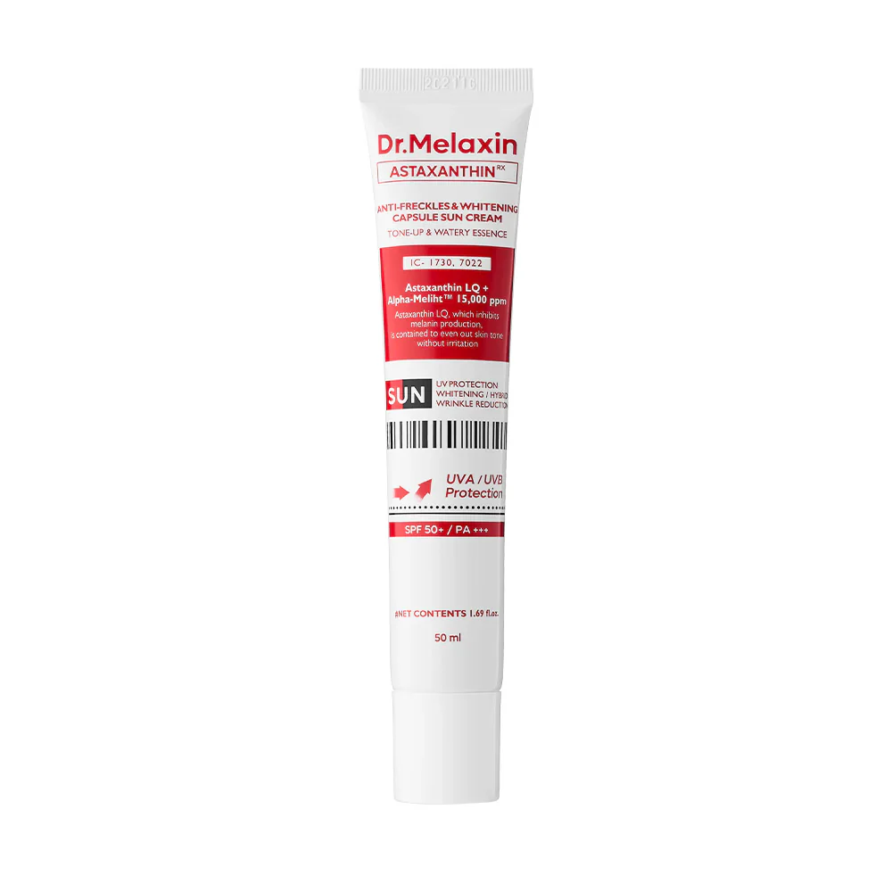 Astaxanthin Anti-Freckles & Whitening Capsule Sunscreen SPF50+ / PA+++ 50ml