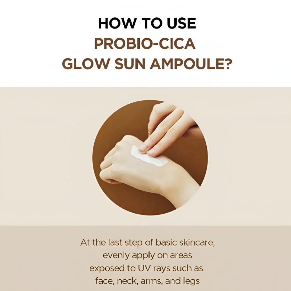 Skin1004 Madagascar Centella Probio-Cica Glow Sun Ampoule SPF50+ - 50ml view 4