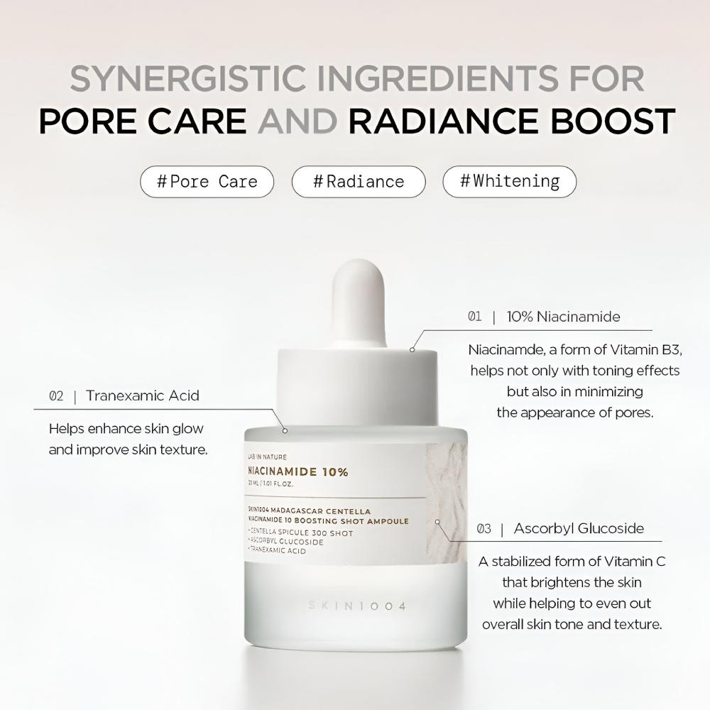 Skin1004 Madagascar Centella Niacinamide 10 Boosting Shot Ampoule - 30ml view 3