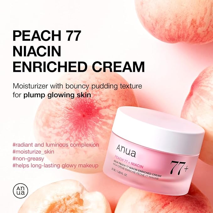 Anua 77+ Peach Niacin Enriched Cream - 50ml alternate view