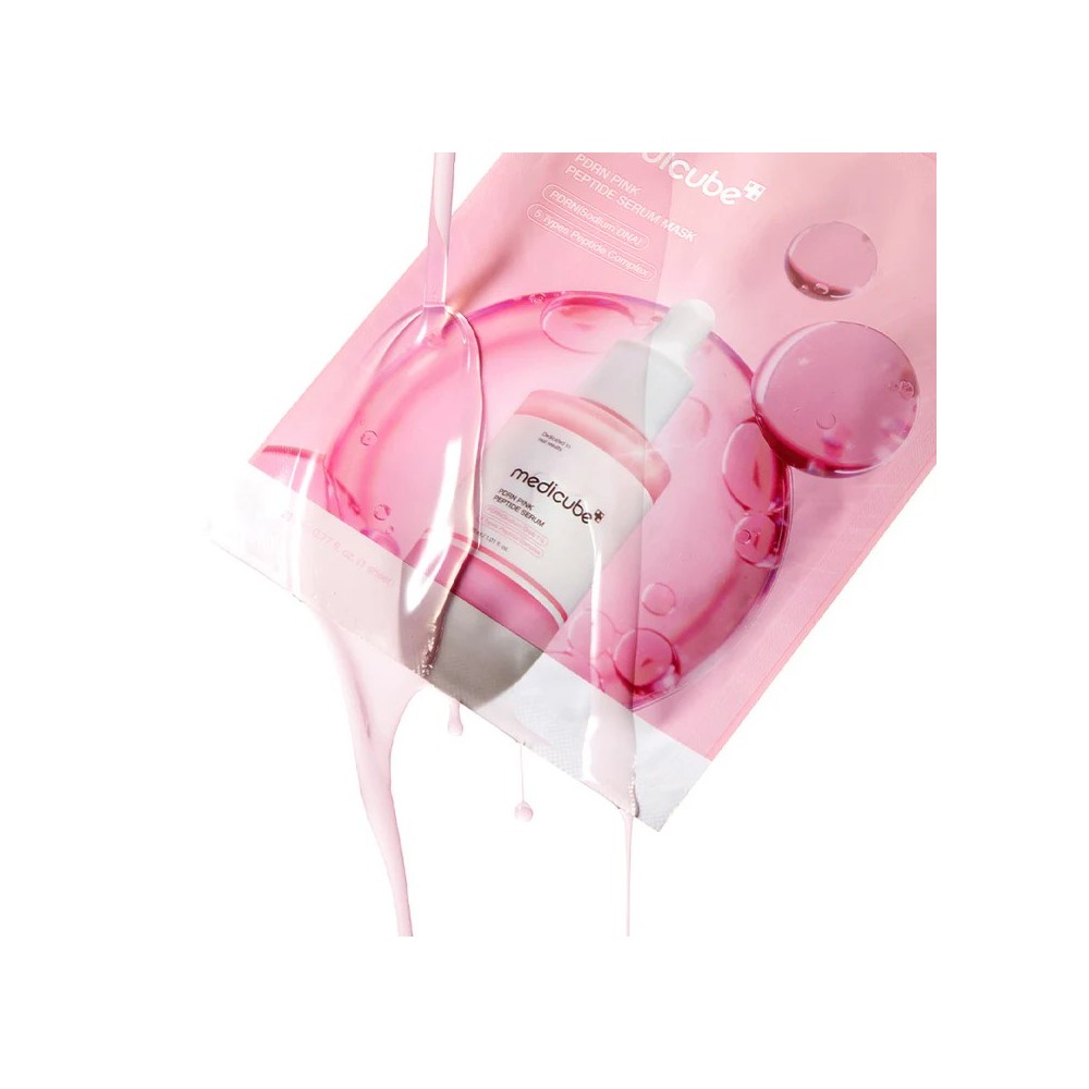 MEDICUBE PDRN PINK PEPTIDE SERUM MASK