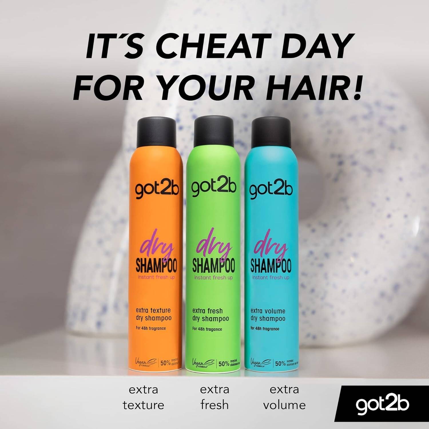 GOT2B DRY SHAMPOO EXTRA FRESH 200ML GREEN alternate view