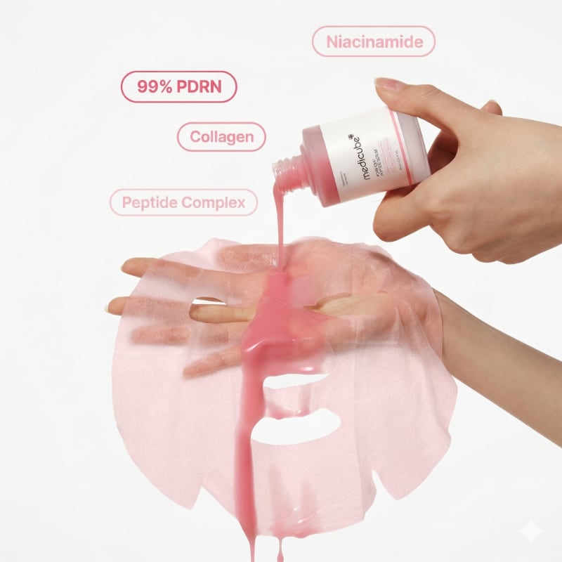 MEDICUBE PDRN PINK PEPTIDE SERUM MASK alternate view
