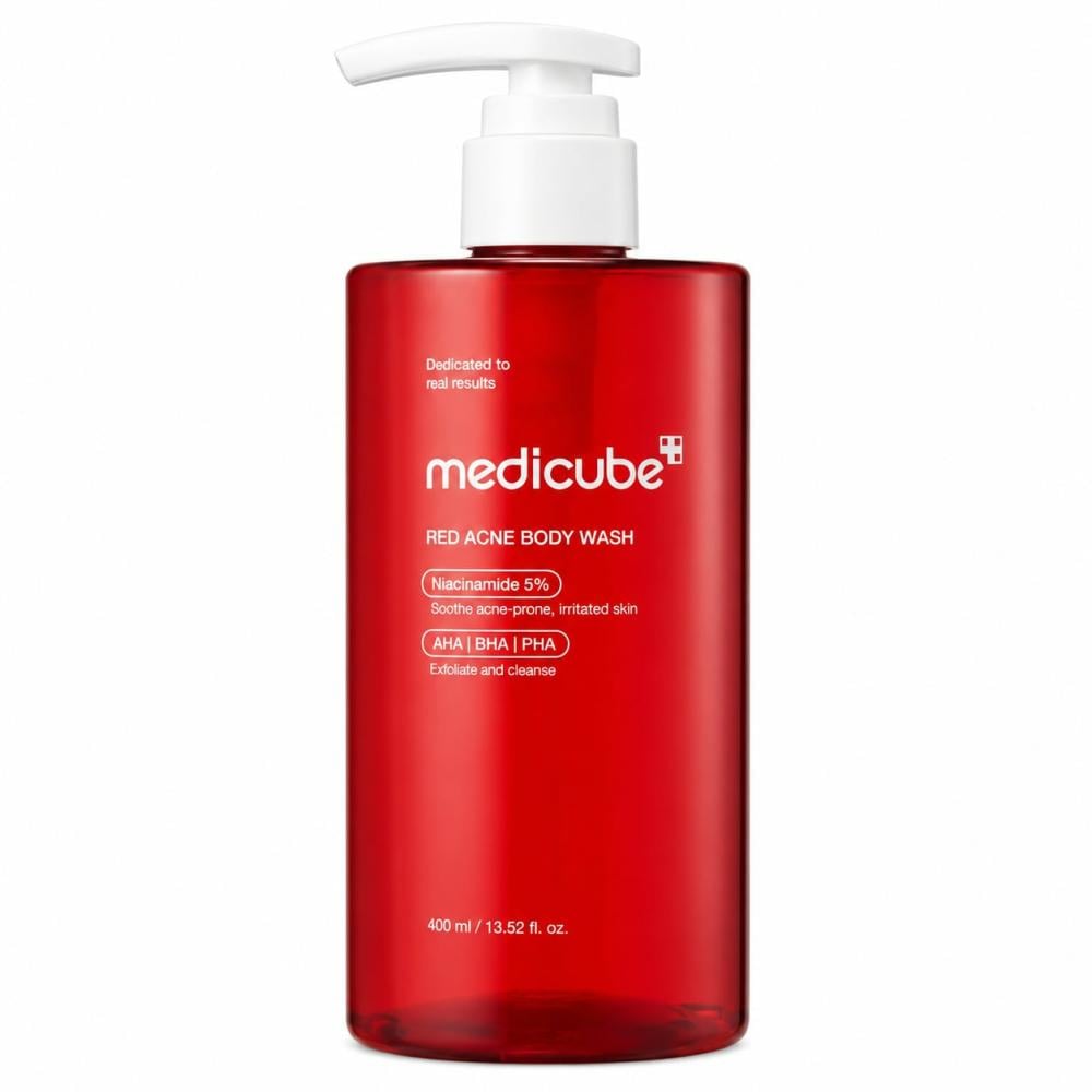 Red Acne Body Wash & Shower Gel for Acne-Prone Skin 400g