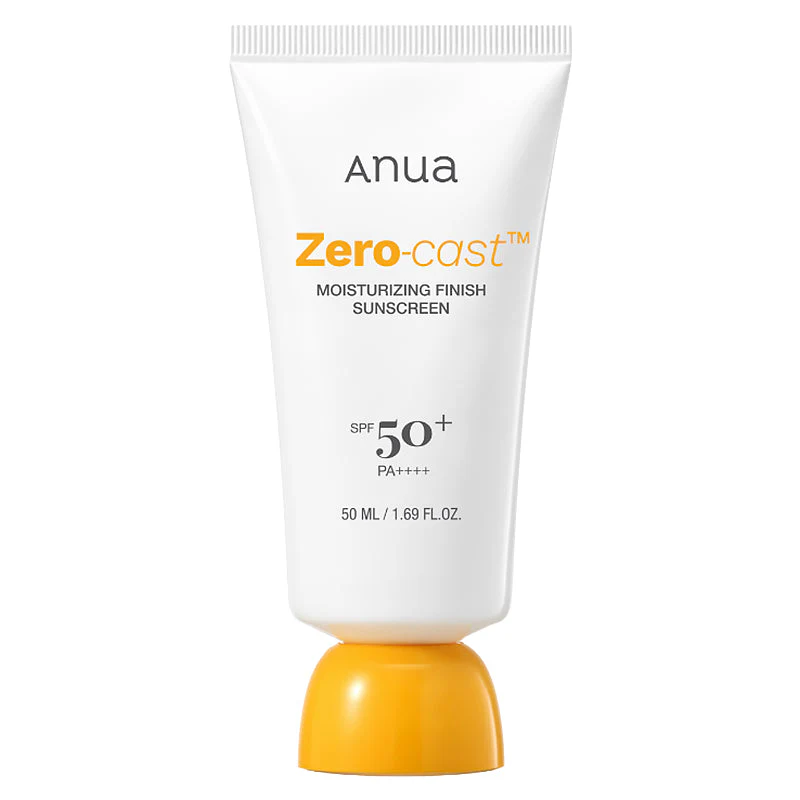 ANUA Sunscreen Zero-Cast with Ultimate Moisturization SPF 50+ PA++++ – 50ml