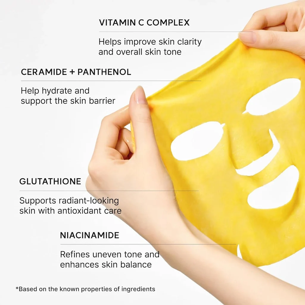 Arencia Vitamin C Booster Shot Mask -1 Sheet view 3