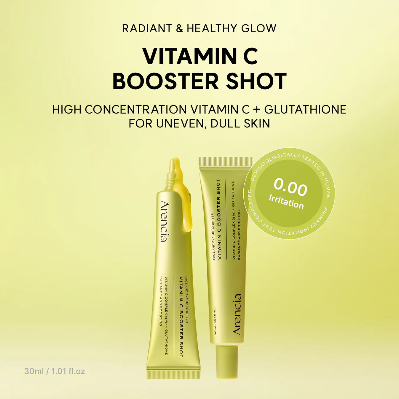 Arencia Vitamin C Boost Brightening & Radiance Cream 30ml