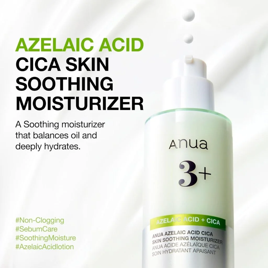 Anua Azelaic Acid 3% + Cica Soothing Moisturizer – 100ml