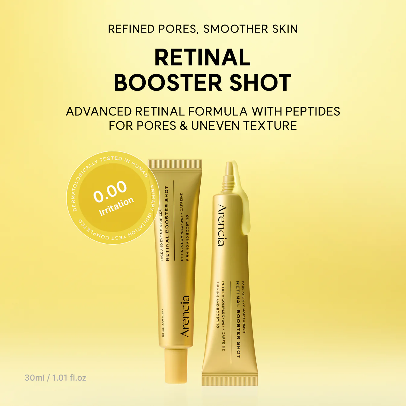 Retinal Face & Eye Cream for Skin Elasticity from Arensia 30ml