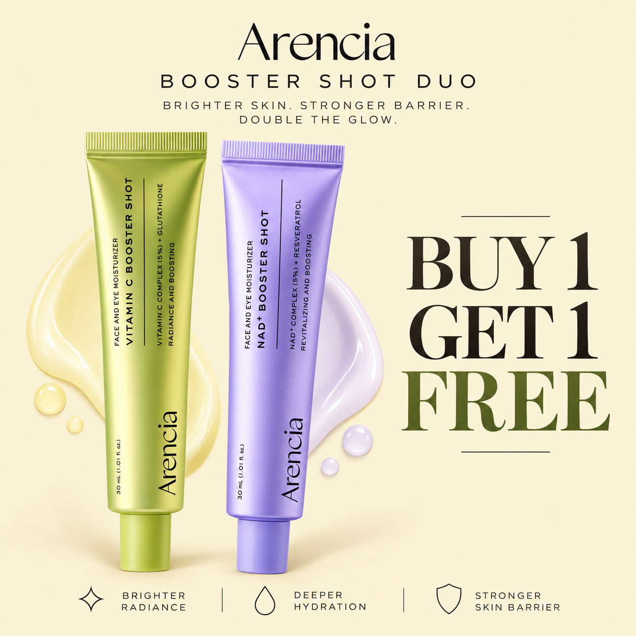 Arencia Double Glow Booster Duo – Buy 1 Get 1 Free