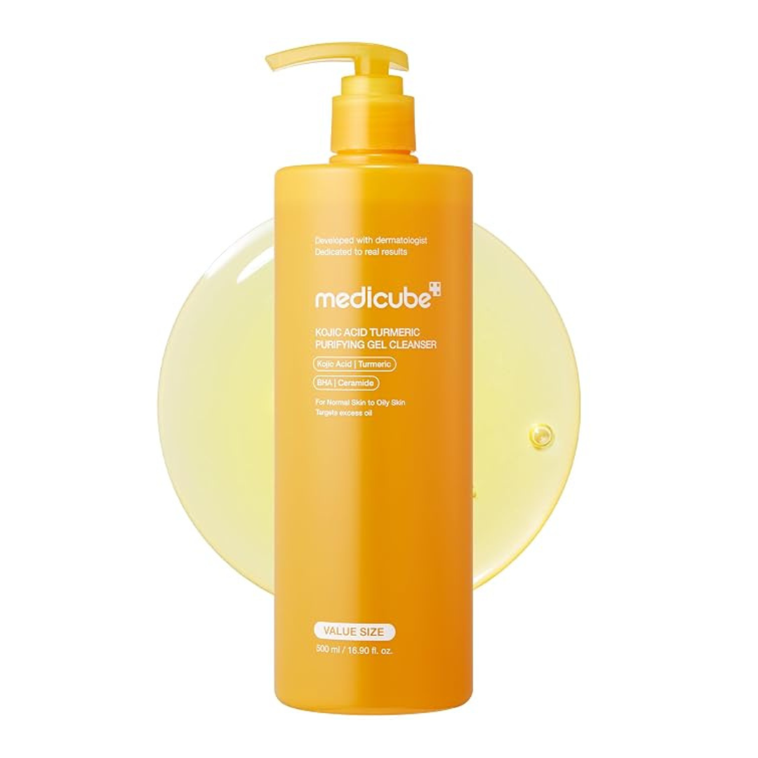 Medicube Kojic Acid Turmeric Purifying Gel Cleanser 500ml