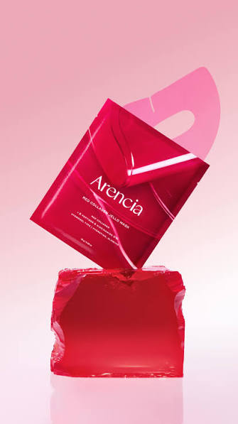 red collagen jello mask (1 Sheet) alternate view