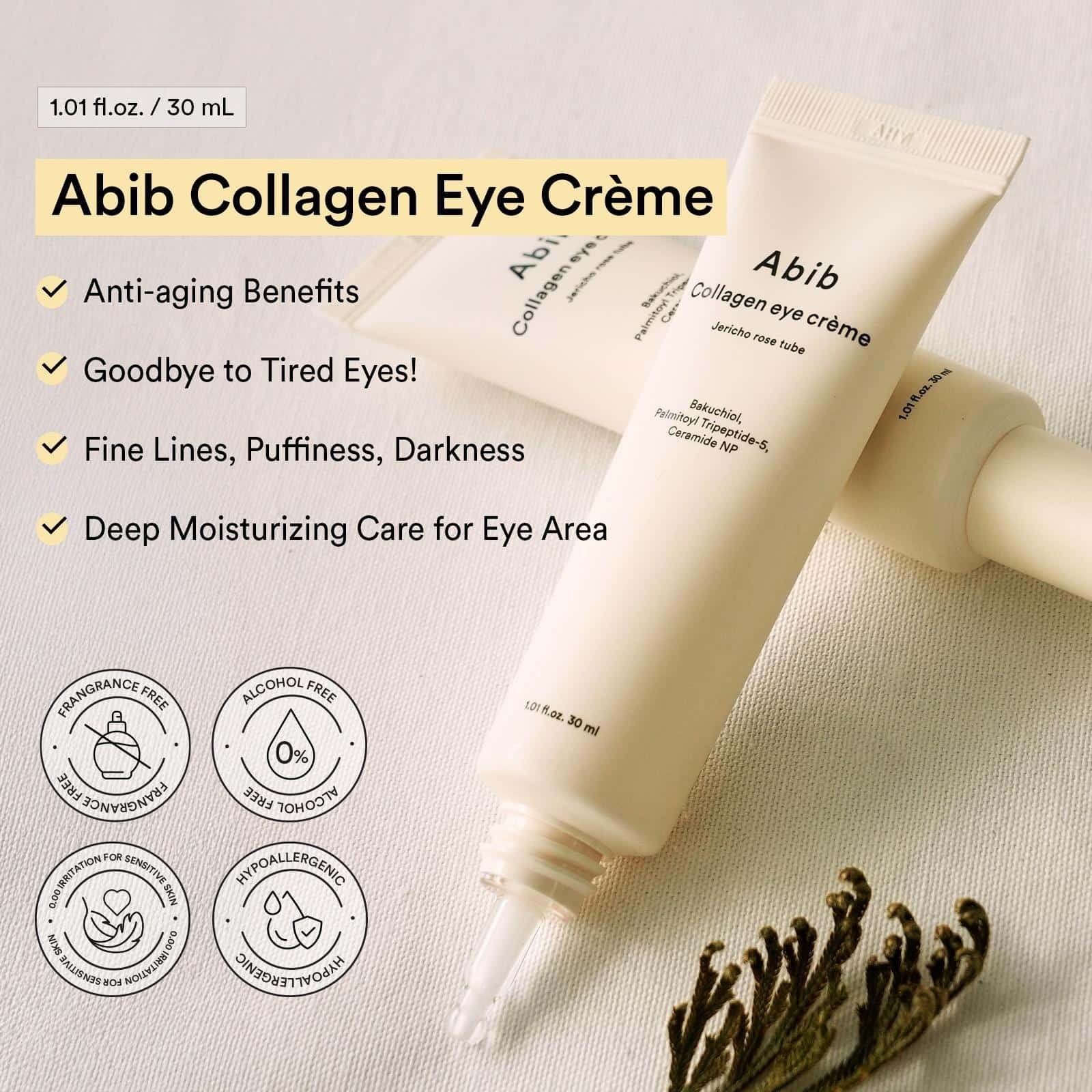 Collagen Eye Crème Jericho Rose Tube - 30 ml view 3