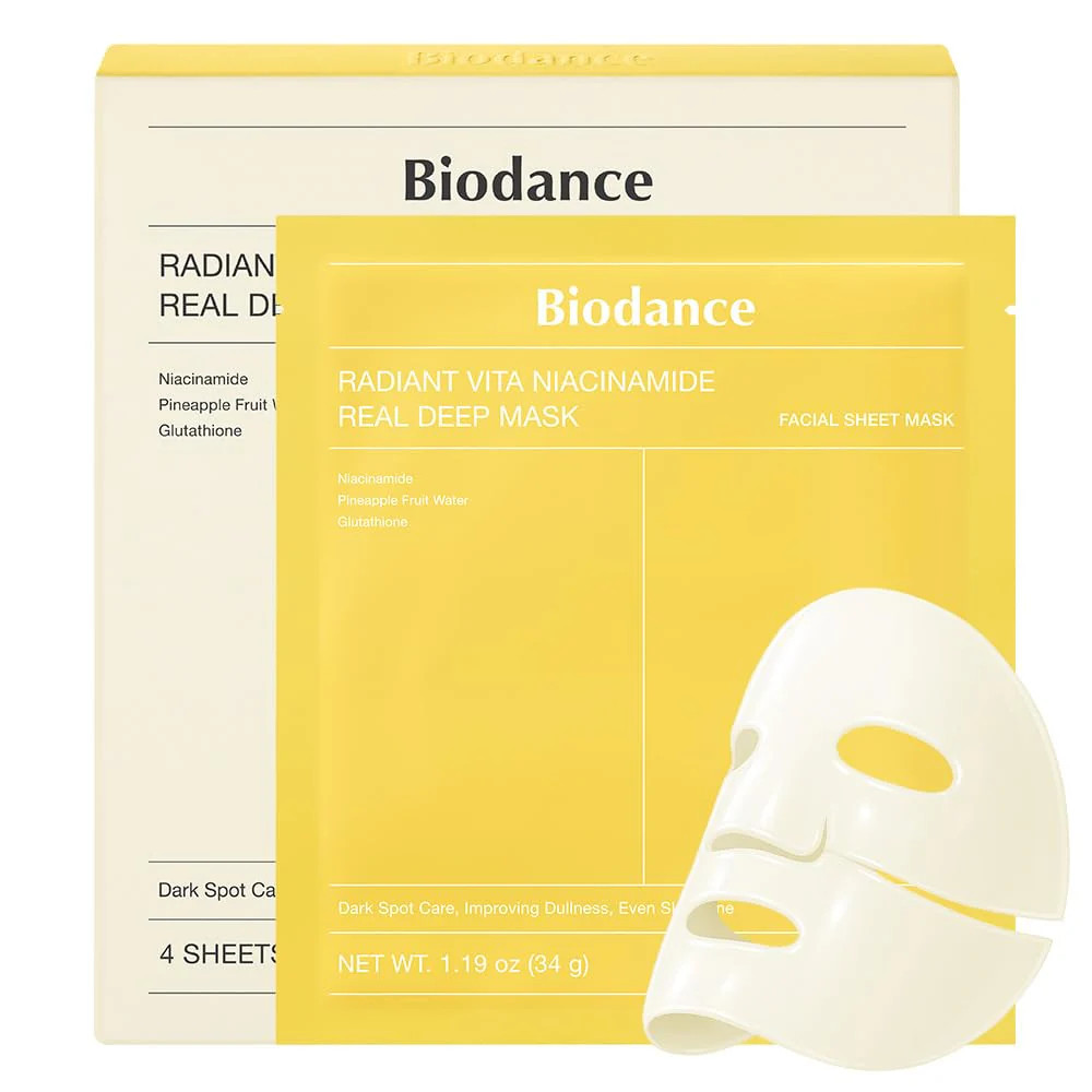 Biodance Radiant Vita Niacinamide Real Deep Mask  (4SHEETS) alternate view