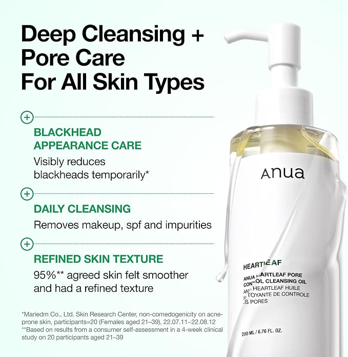Anua Heartleaf Pore Control Cleansing Oil - 200ml view 3