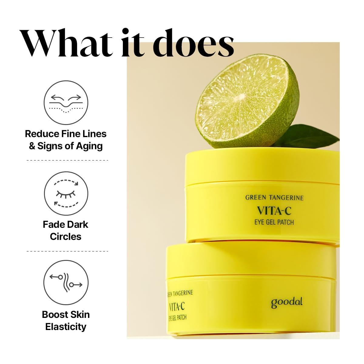 Goodal Green Tangerine Vita C Eye Gel Patch view 3
